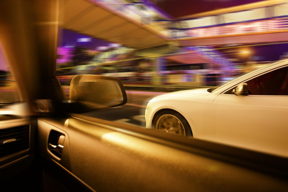 holographic display on a windshield