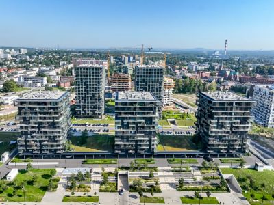Pierwsza Dzielnica in Katowice, Poland features Saflex Clear PVB interlayers.
