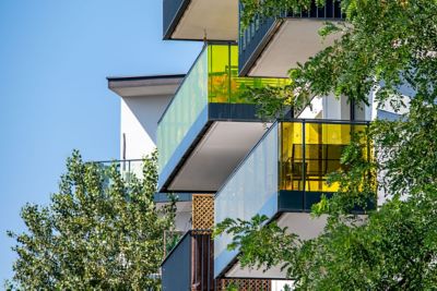 Port Żerań utilized Vanceva colors 0044 in the balustrades 