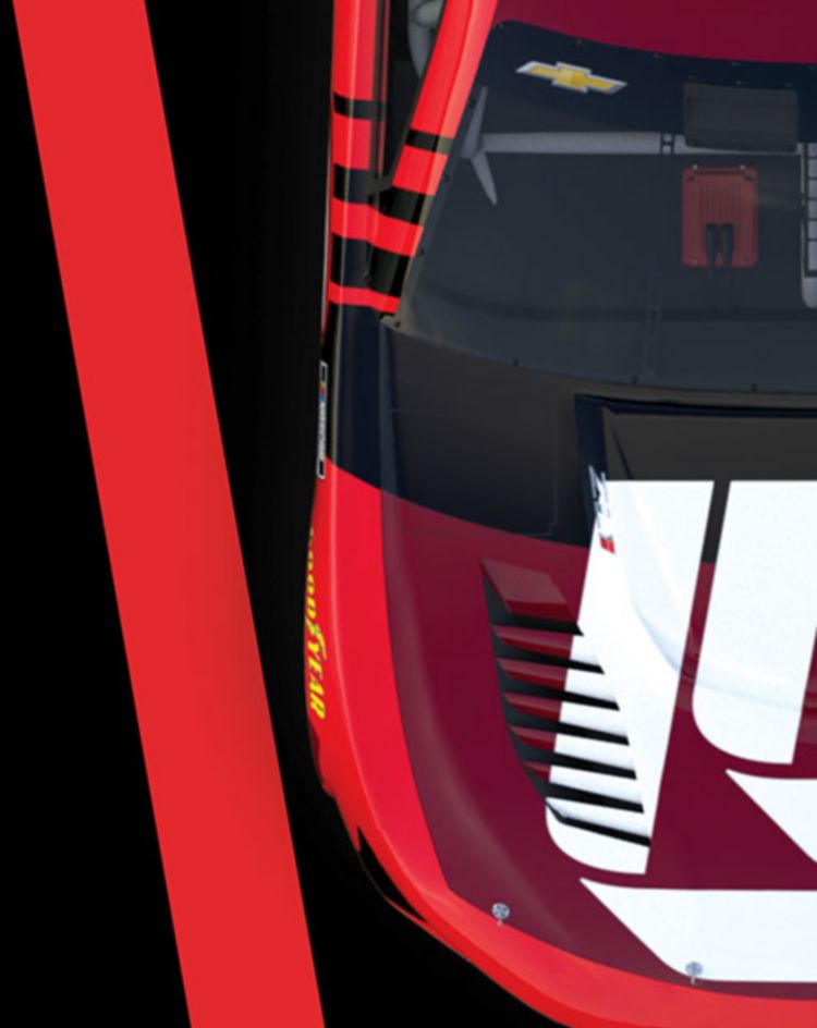 Side render of the No. 9 LLumar Chevy 