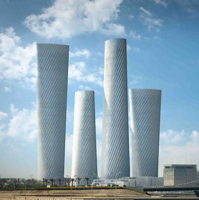 Lusail Plaza Towers features product Saflex Clear