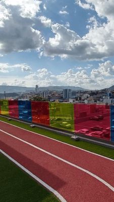 colorful building Facade