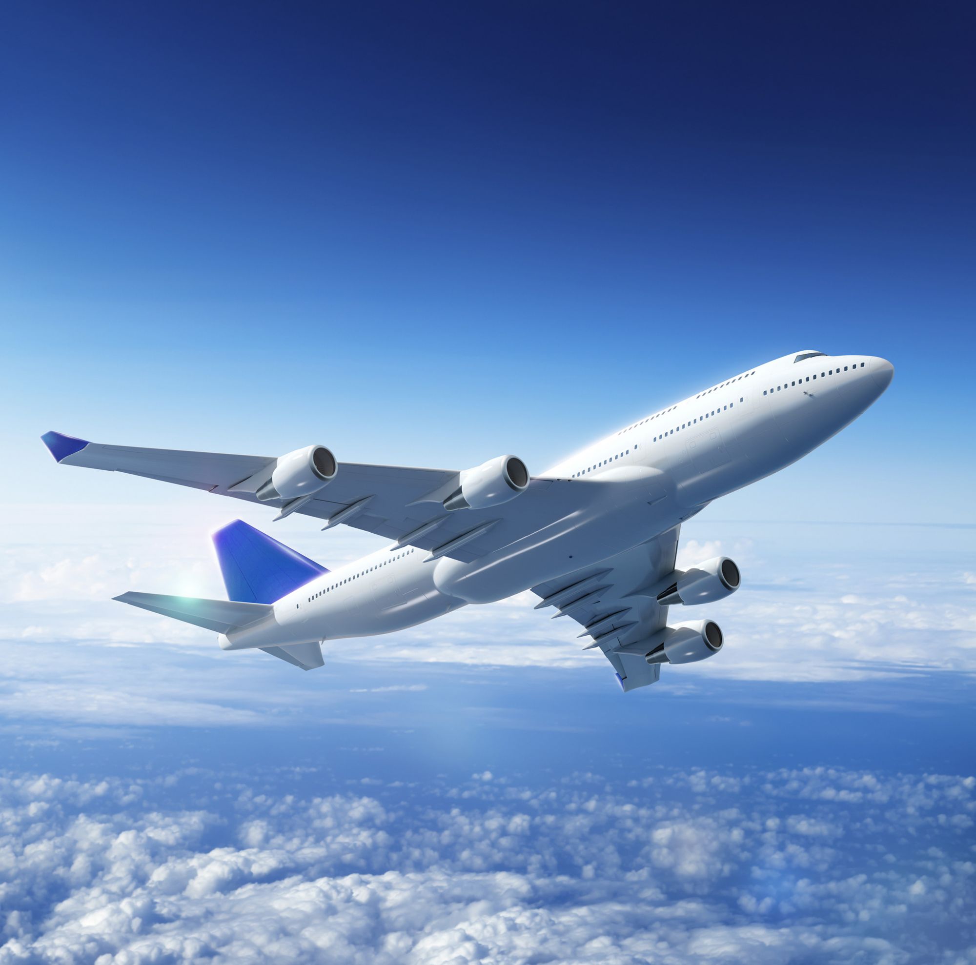 A plane is seen rising in the sky. 