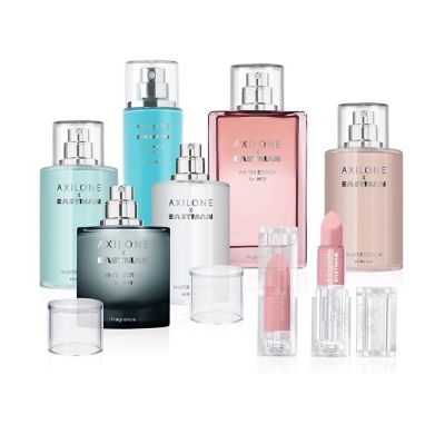 Axilone cosmetics packaging.  