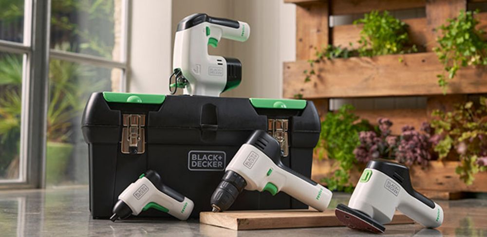 BLACK+DECKER reviva sustainability-led power tools line with Tritan Renew copolyester