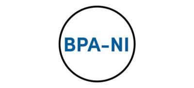 A logo with the letters BPA-NI crossed up.