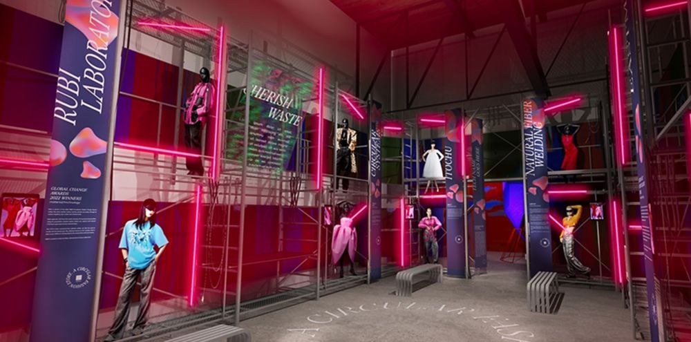 Naia at Cherish Waste art and fashion event 