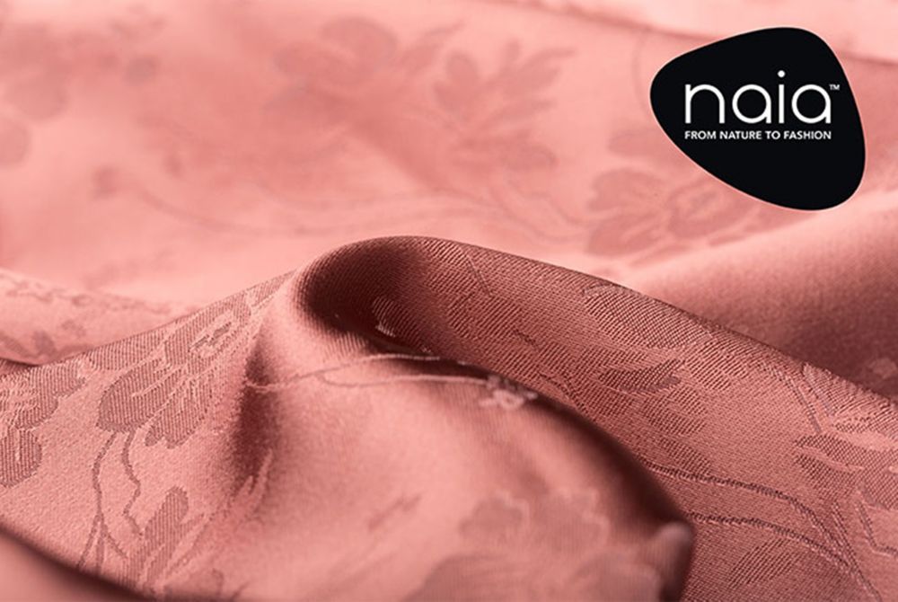 Jacquard Satin Pink Flora 