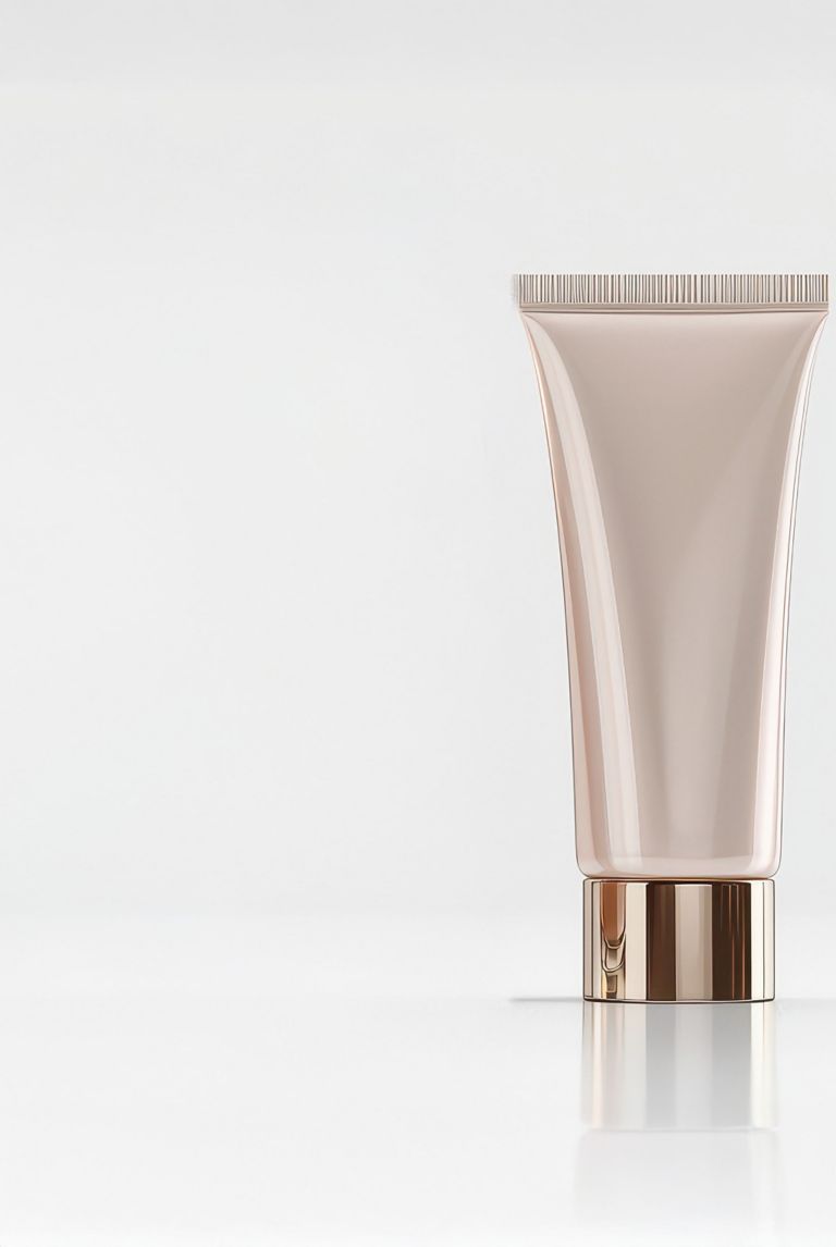 Cosmetic jar and bottle made from Eastman Cristal.  