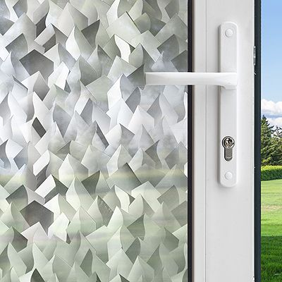 Gila® Crystal Decorative Window Film on sliding glass door