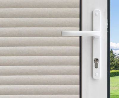 Gila® Faux Blinds Decorative Window Film on sliding glass door