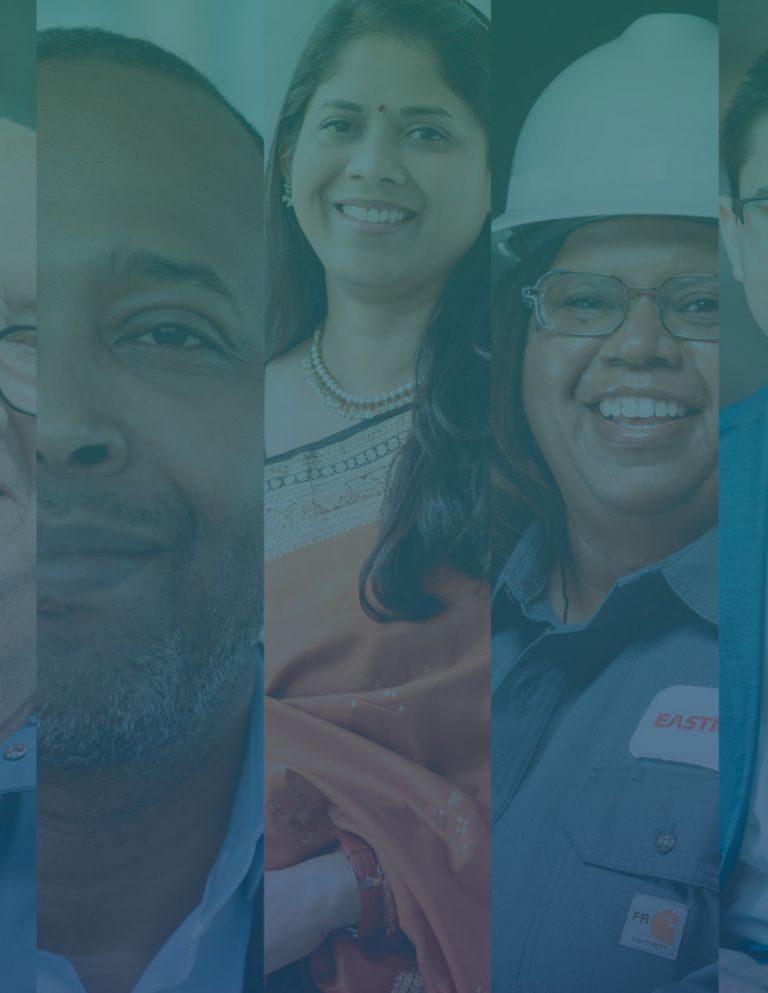 A collage of Eastman team members. 