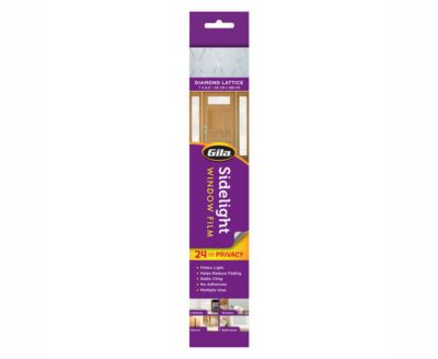 Gila Diamond Lattice Sidelight Window Film in retail packaging.