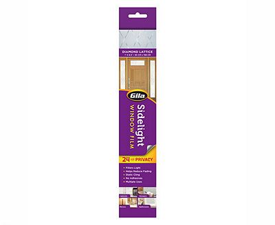 Gila Diamond Lattice Sidelight Window Film in retail packaging.