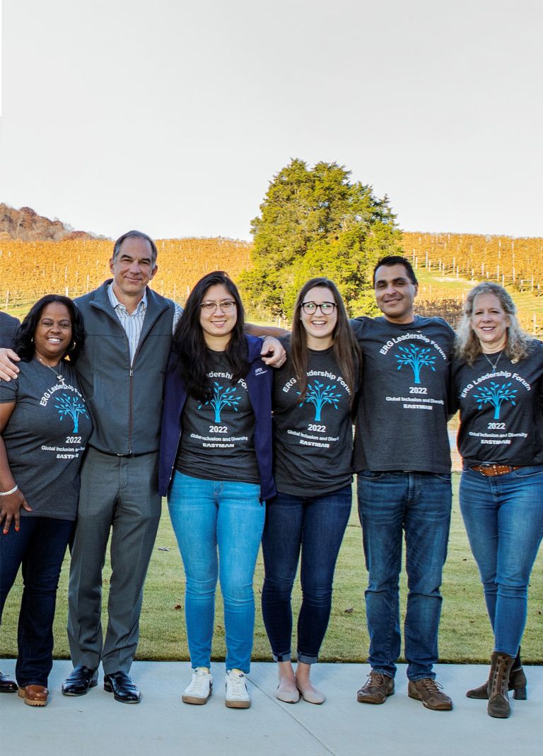 Eastman Resource Group Members with Mark J. Costa at the 2022 ERG Leadership Forum. 