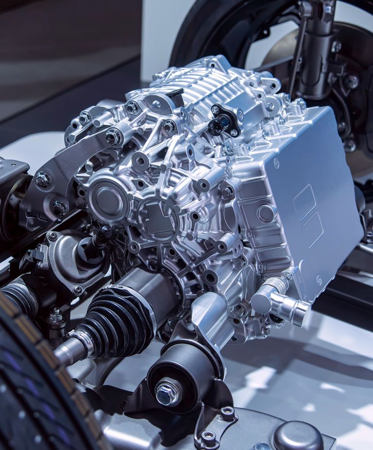 An electric vehicle motor is shown 