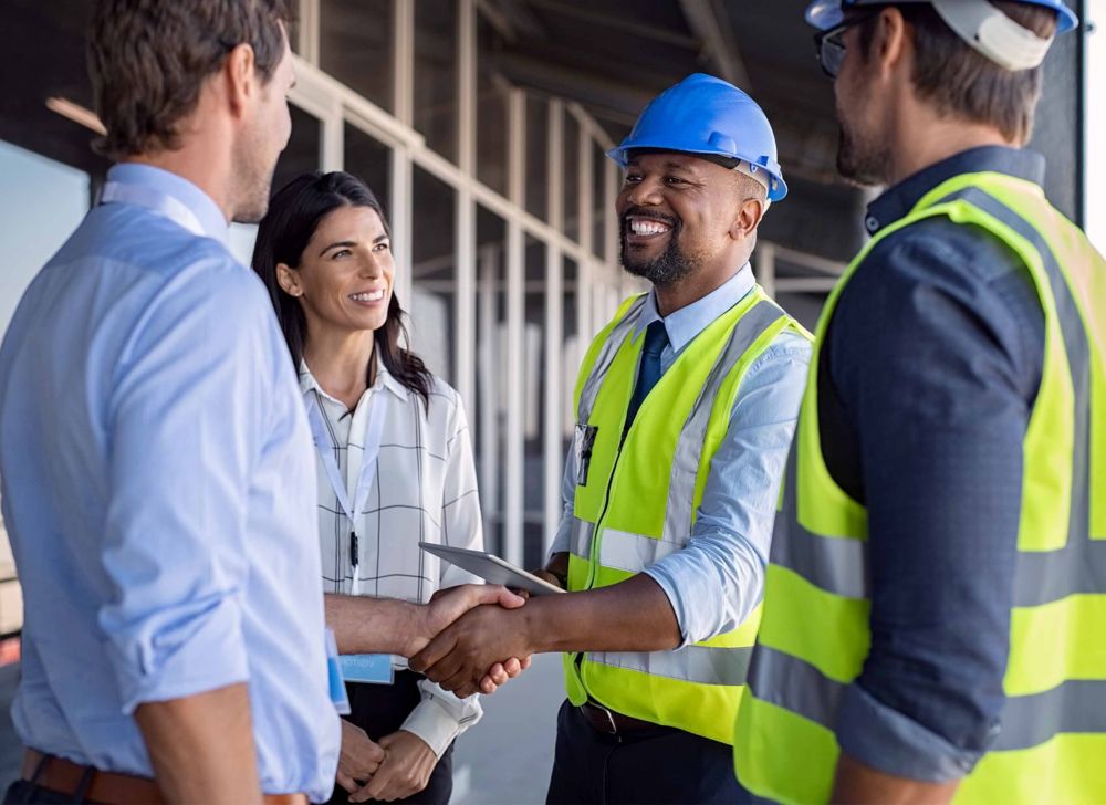 Engineering business people. 