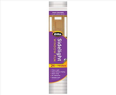 Gila Faux Shades Sidelight Window Film in retail packaging.