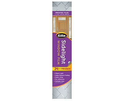 Gila Frosted Tiles Sidelight Window Film in retail packaging.