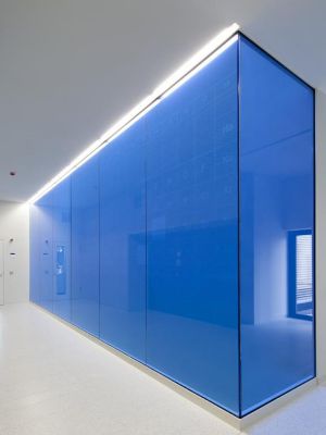 blue partition