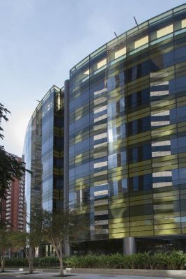 facade of the office building