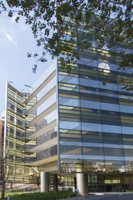 facade of the office building