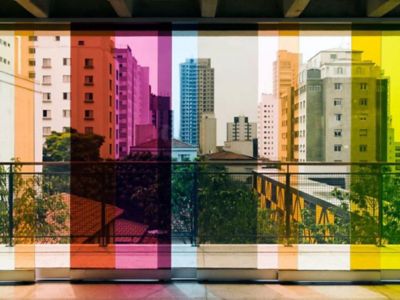 colored panoramic windows