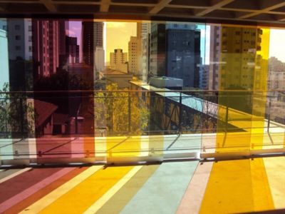 colored panoramic windows