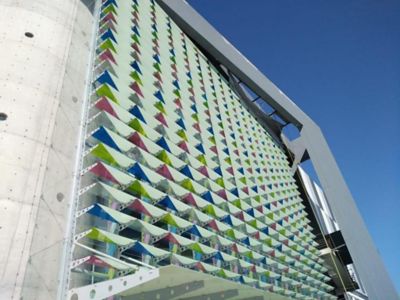 colorful building facade
