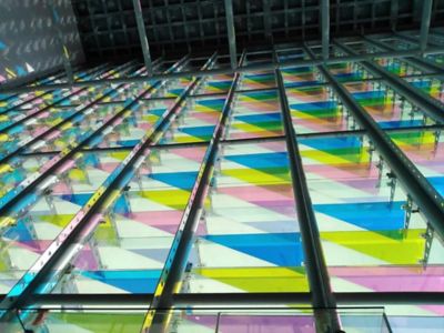 colorful building facade