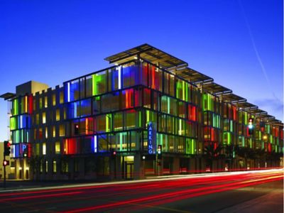 colorful building facade