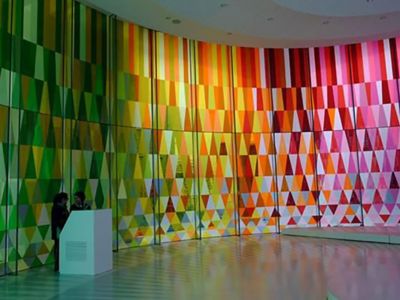 colorful interior walls