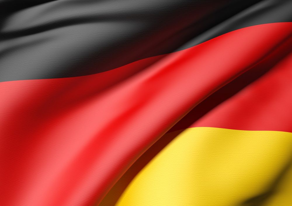 German flag wave 