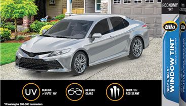 Gila® HEAT SHIELD™ Window Tint on silver sedan 