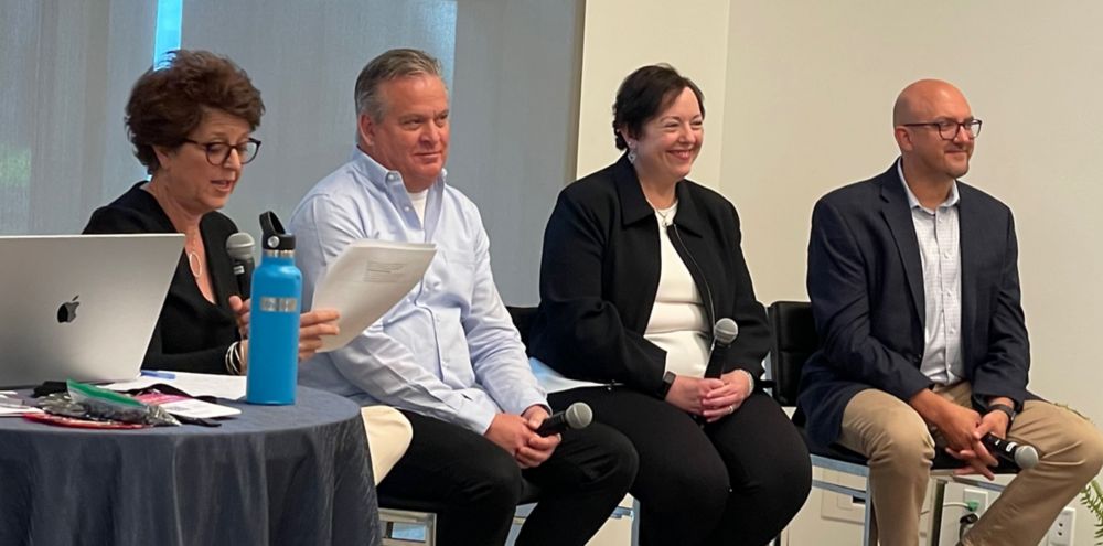 Sustainability leaders from Eastman and several other companies discuss creating a circular economy during the GreenBiz Circularity 23 event in Seattle in June. 