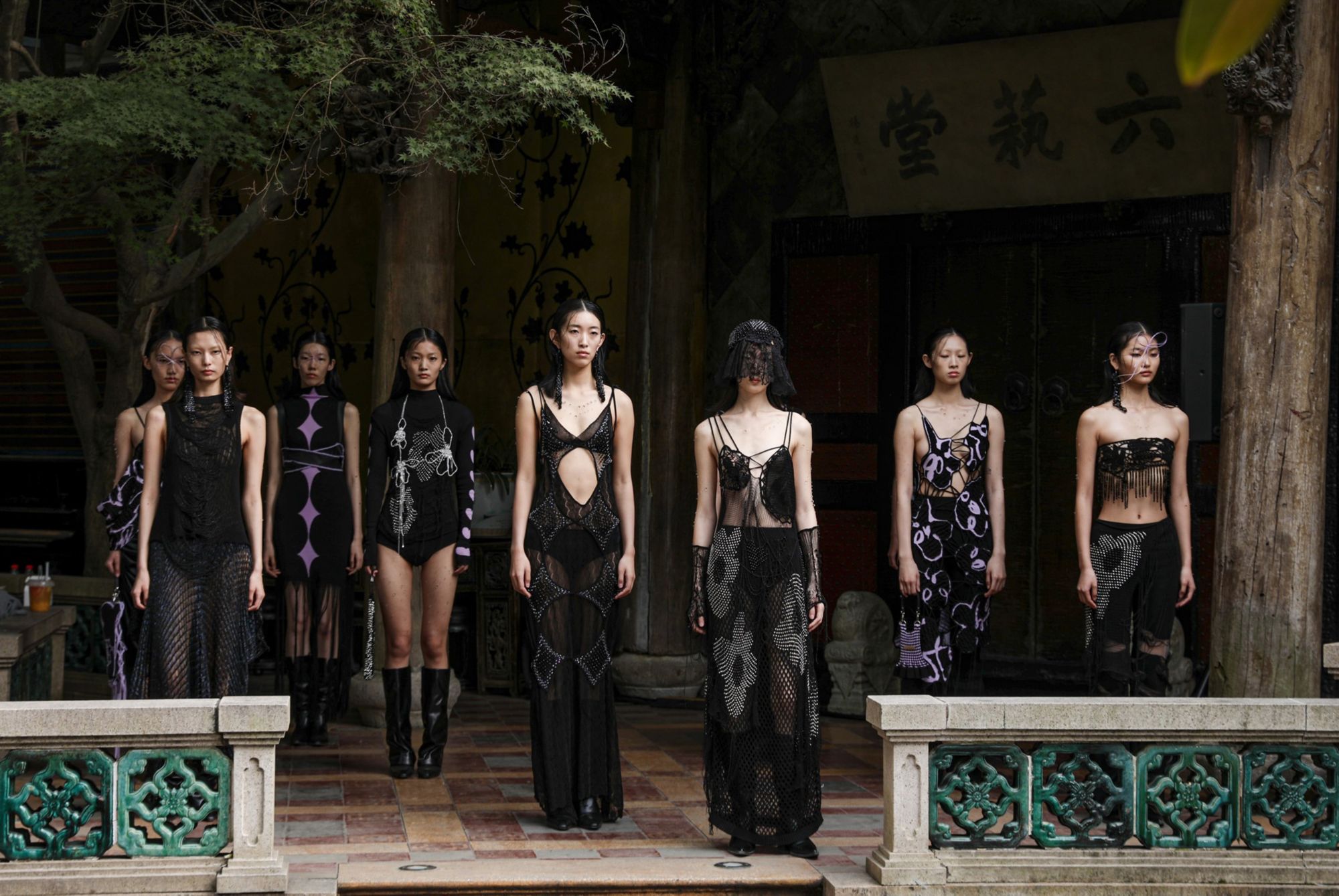 Stunning and sustainable—some of Hanqing Ding’s creations made with Naia™ 