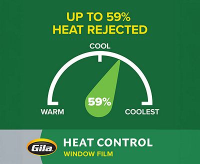 Performance specs for Gila® Heat Control 3-in-1 Window Film