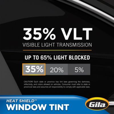 Gila® Heat Shield 35% VLT Window Tint comparison