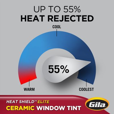Gila® Heat Shield Elite 5% VLT Window Tint heat rejection capabilities