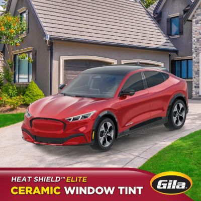 Gila® Heat Shield Elite 5% VLT Window Tint on red sedan