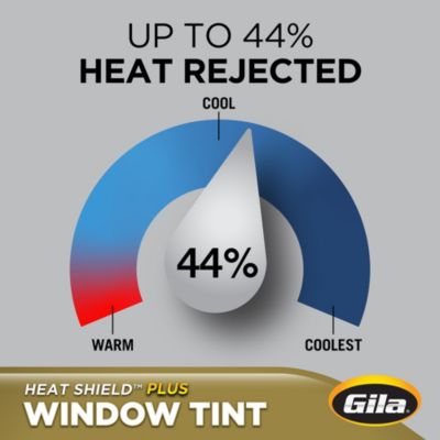 Gila® Heat Shield Plus 20% VLT Window Tint heat rejection capabilities