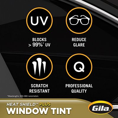 Gila® Heat Shield Plus 20% VLT Window Tint benefits