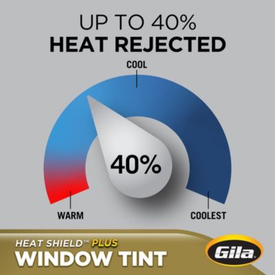 Gila® Heat Shield Plus 35% VLT Window Tint heat rejection capabilities