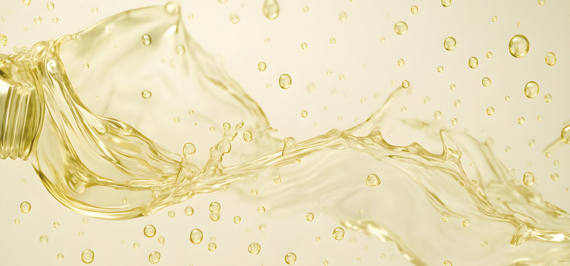 Heat transfer fluid splashes. 