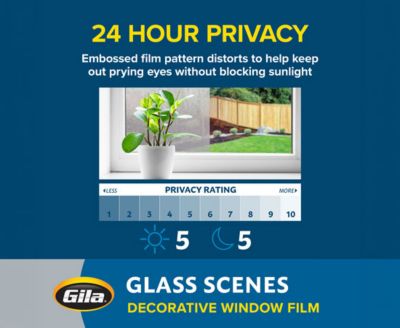 Privacy infographic showing the film's daytime rating of 5 and nighttime rating of 5.