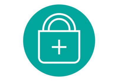 Safety lock icon indicating that Eastman PET Renew is safe to use for personal care applications.  