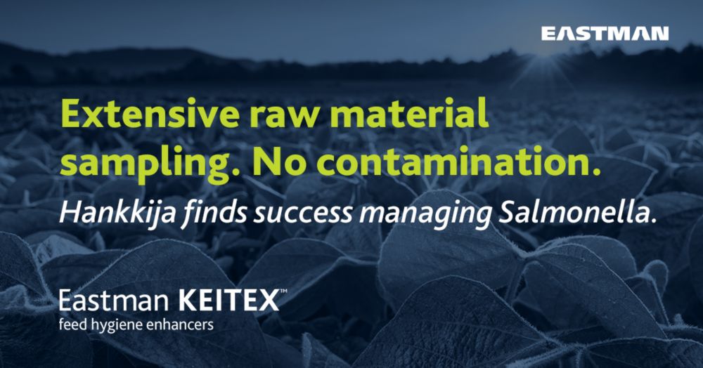 Hankkija finds success managing Salmonella with Eastman Keitex LF1