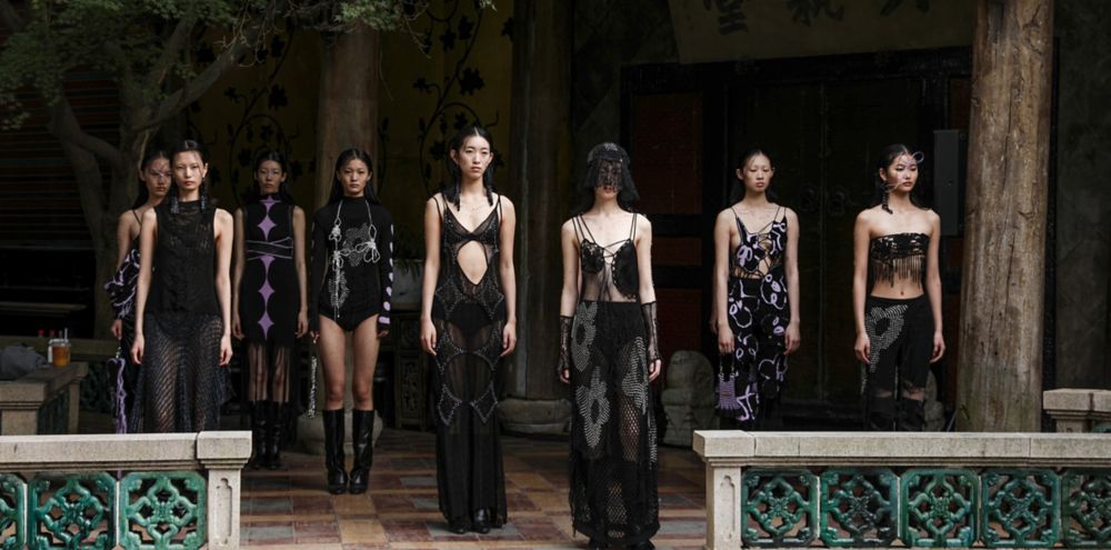 Stunning and sustainable—some of Hanqing Ding’s creations made with Naia™ 