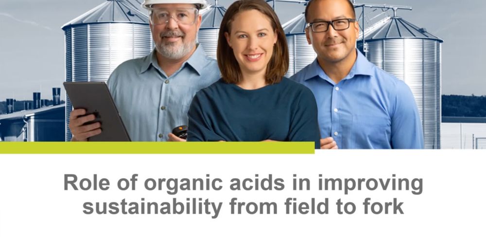 Role of organic acids in improving sustainability from field to fork