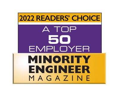 2022 Top 50 Employers by Minority Engineer Magazine Logo 